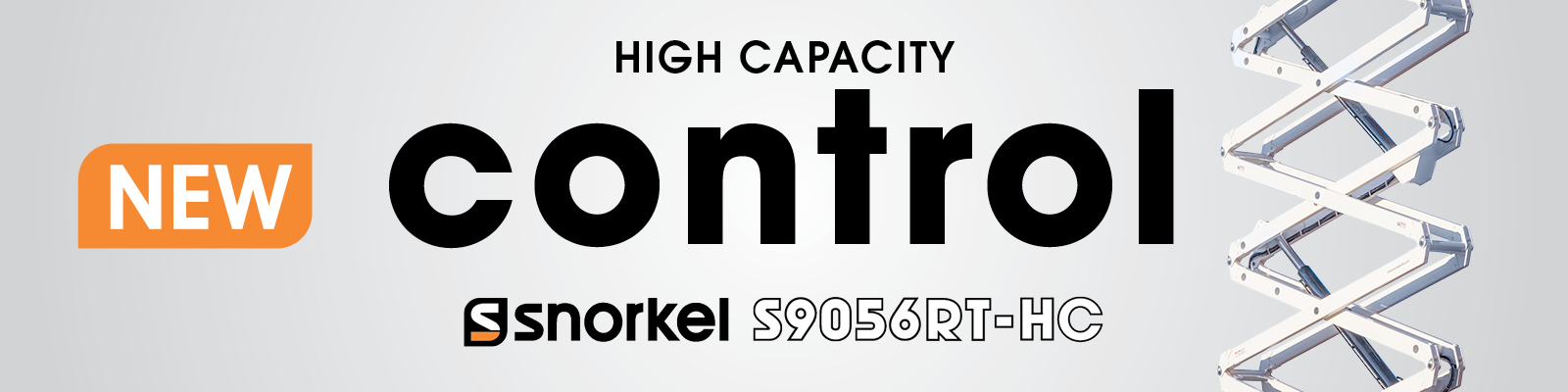 High Capacity Control Snorkel S9056RT-HC rough terrain scissor lift